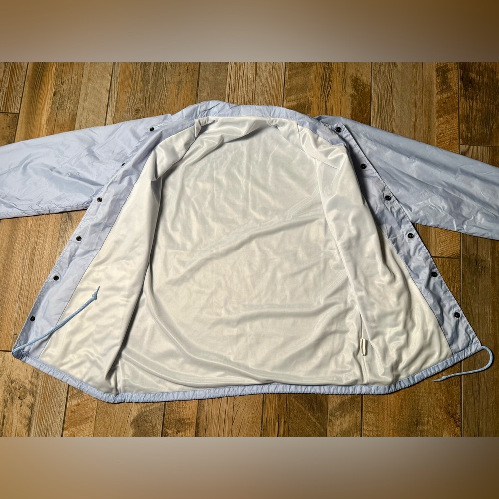 Japangeles Little Tokyo Los Angeles Blue Nylon Windbreaker Jacket Men's MEDIUM - Picture 12 of 14